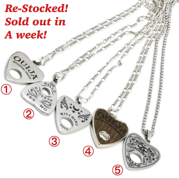 UNIQUE OUIJA Board Planchette Pendant/Necklace - Picture 2 of 7